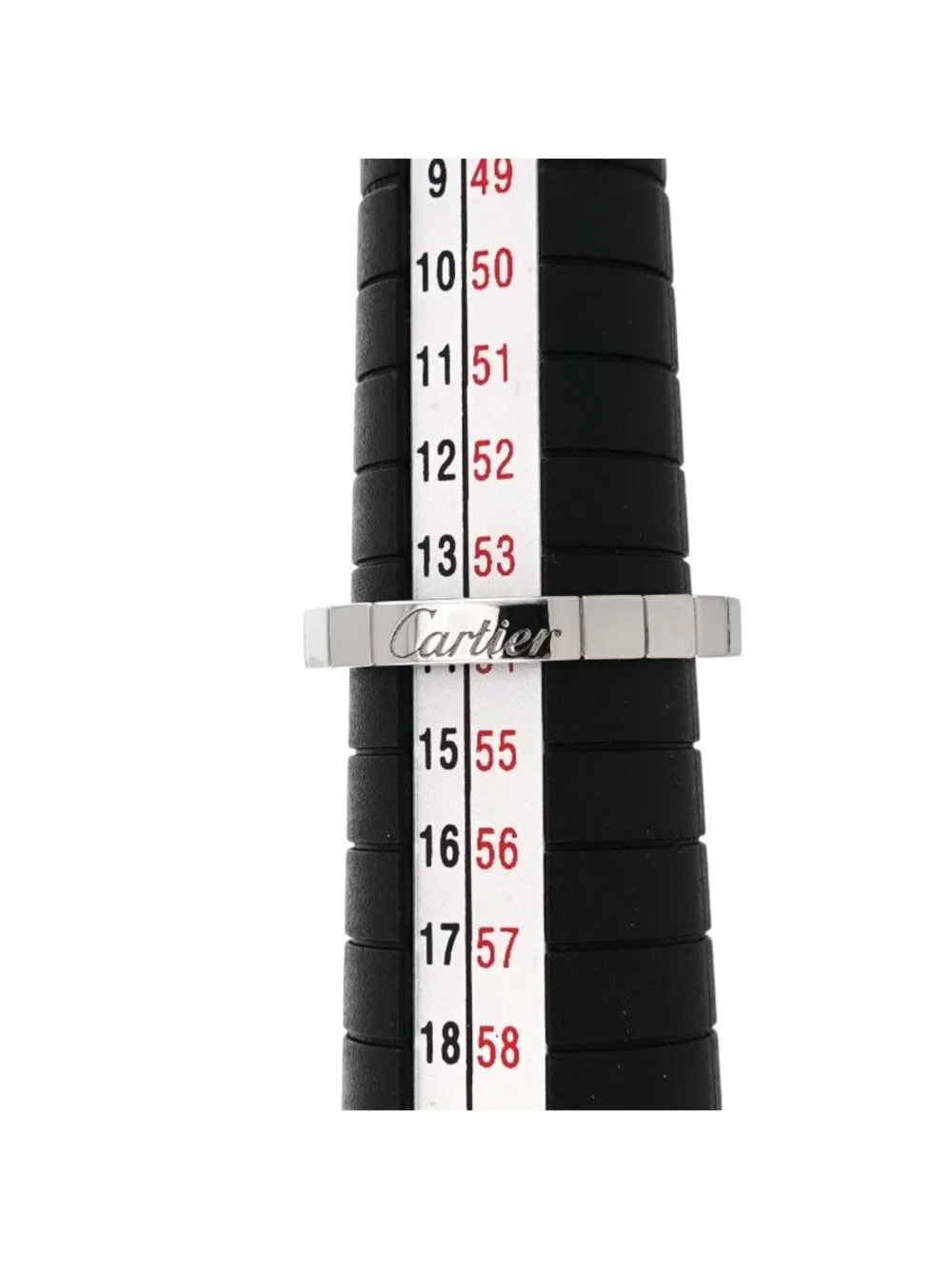 Cartier Laniere 54 Ring 18k WG White Gold 750